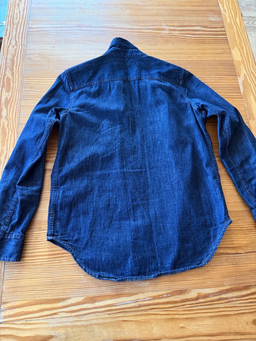 Ralph Lauren Black Label Indigo Denim Button-Up Shirt - Picture 4 of 5